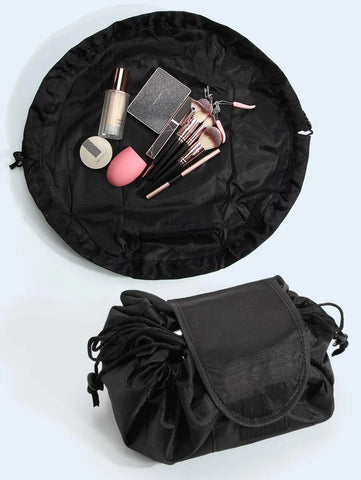 1pc Drawstring Makeup Bag,Portable Large Capacity Bag For Travel,Easy Carrying