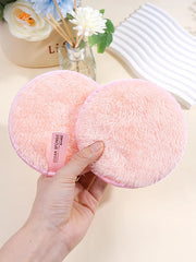 5pcs Makeup Remover Puff,Soft And Skin Friendly Face Towel,Cleanning Tools Easy Carrying For Travel