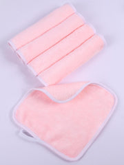 5pcs Square Makeup RRemover Towel(20.5cm20.5cm),Soft And Skin Friendly Face Towel,Cleanning Tools Easy Carrying For Travel