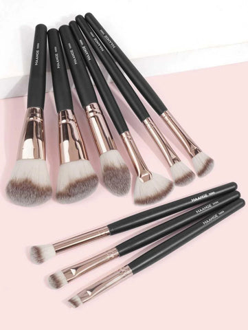9pcs Makeup Brush Set,Makeup Tools With Soft Brush Hair For Easy Carrying